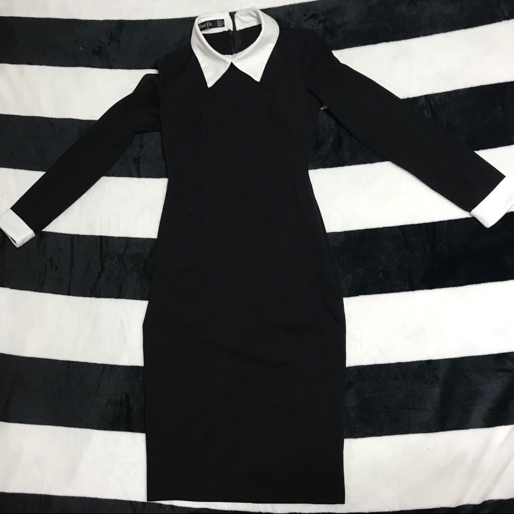 Wednesday Addams Pencil Dress, 4